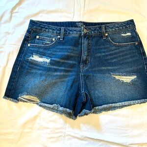 Time and Tru Jean Shorts
